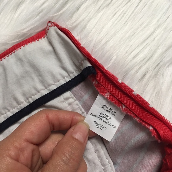 J. Crew Stretch Striped Shorts - Picture 3 of 4